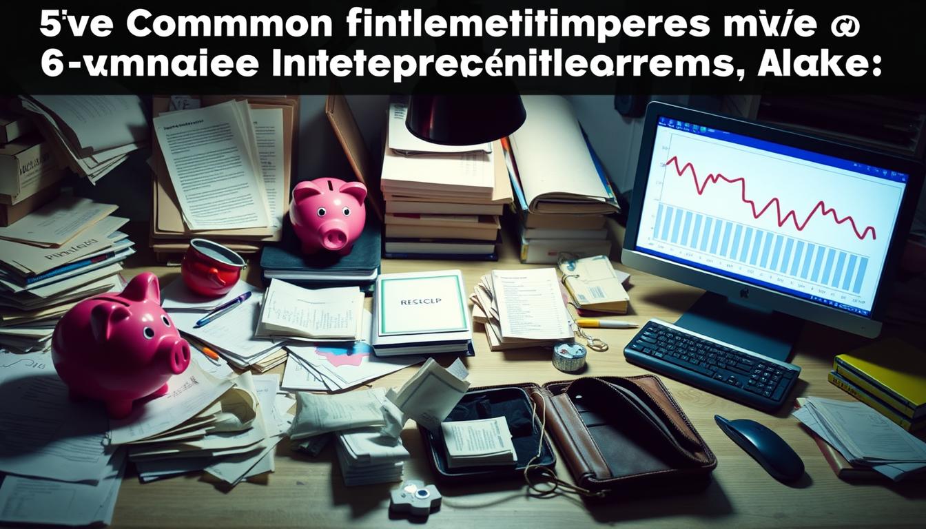 5 erros financeiros comuns que todo empreendedor deve evitar