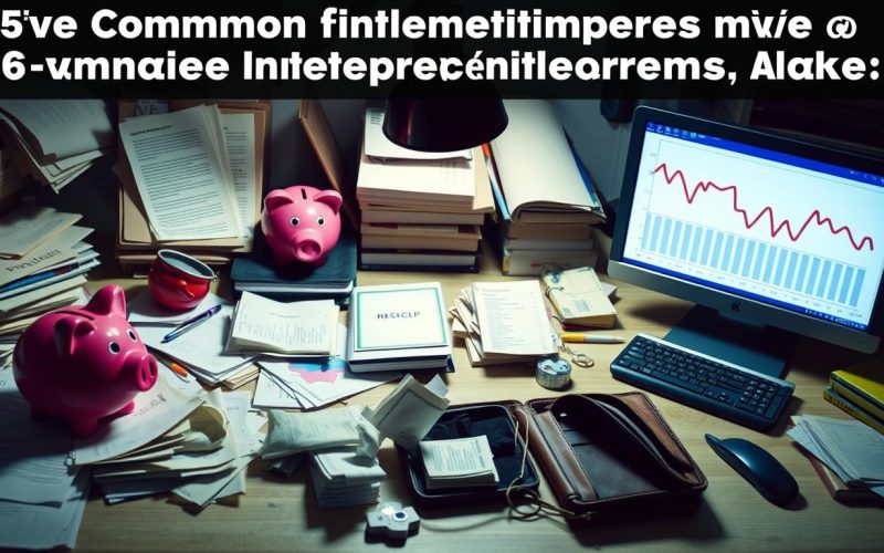 5 erros financeiros comuns que todo empreendedor deve evitar